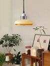 Retractable glass dining pendant light