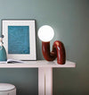 Creative personality glass table lamp