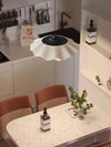 Lustre de restaurant en tissu français