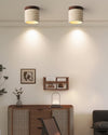 Natural yellow travertine aisle ceiling lamp