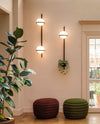 Nordic green plant outdoor corridor wall lamp