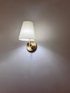 Retro fabric background wall lamp