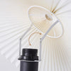 Pleated vintage floor lamp