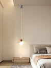 Cream style bedroom bedside small chandelier