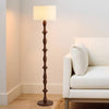 French medieval retro solid wood decorative atmosphere floor lamp