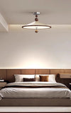 Medieval style creative flying saucer bedroom ceiling lamp