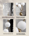 French style ball necklace chandelier