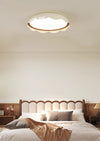 French cream style eggshell bedroom ceiling lamp