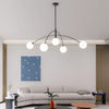 Geometric line molecular magic beans chandelier