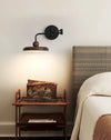 Foldable flying saucer wall lamp