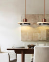 Yellow Travertine Solid Wood Chandelier