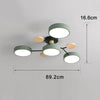 Nordic log led ceiling light