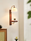Vintage wabi-sabi cream style bedroom living room storage atmosphere wall lamp