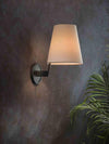 Retro fabric background wall lamp