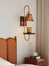 Wabi-sabi retro Japanese style study room restaurant bed and breakfast wall lamp