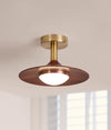 Retro creative flying saucer corridor balcony ceiling lamp