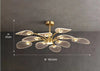 Light luxury lotus leaf chandelier