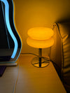 Medieval vintage glass table lamp
