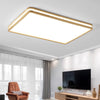 Solid wood LED ceiling light