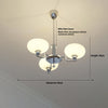 French style Bauhaus glass chandelier