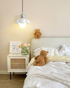 Cream style flower bedside chandelier