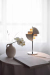 Rotatable spherical table lamp