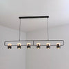 Nordic creative long strip dining pendant light