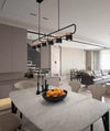 Nordic creative long strip dining pendant light