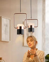 Nordic creative long strip dining pendant light