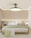 Cream style bedroom flying saucer ceiling lamp