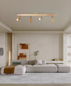 Nordic solid wood corridor ceiling lamp