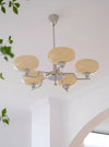 French style Bauhaus glass chandelier