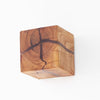 Cracked solid wood wall lamp