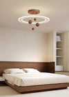 Walnut Grain Bedroom Chandelier