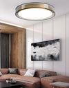 All copper LED living room ceiling lamp