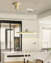 Nordic flying saucer swing arm chandelier