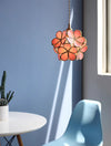 Japanese style glass petal chandelier