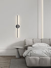 Creative geometric long strip mirror front wall lamp