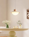 Original wood cream style dining chandelier