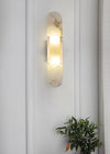 Natural marble background wall led wall lamp