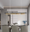 Minimalist long strip chandelier