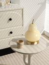 Cream Pear Table Lamp