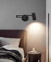 Nordic long pole foldable rotating wall lamp