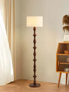 French medieval retro solid wood decorative atmosphere floor lamp