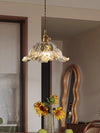 French flower glass chandelier