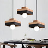 Creative macaron wooden chandelier