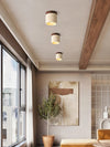 Natural yellow travertine aisle ceiling lamp