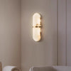 New Chinese style natural marble wall lamp