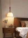 Wabi-sabi style bedroom bedside ceramic chandelier