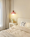 Cream style flower bedside chandelier